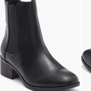 Kenneth Cole Salt Chelsea Black Ankle Boots